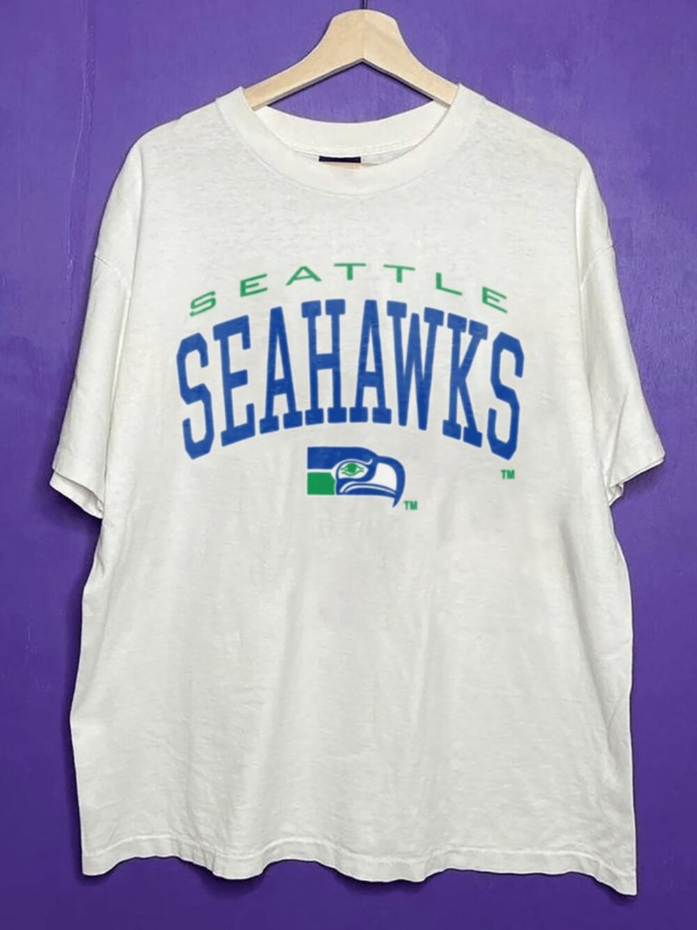 90s Seattle Seahawks Logo Crewneck Shirt, Retro NFL Seahawks Football Shirt Tee